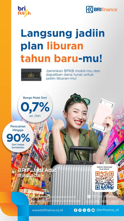 Penuhi Kebutuhan Awal Tahun, Cek Promo Menarik BRI Flash dari BRI Finance