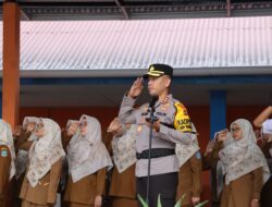 Jadi Pembina Upacara Disekolah SMPN 1 Merangin, Ini Pesan Kapolres Merangin