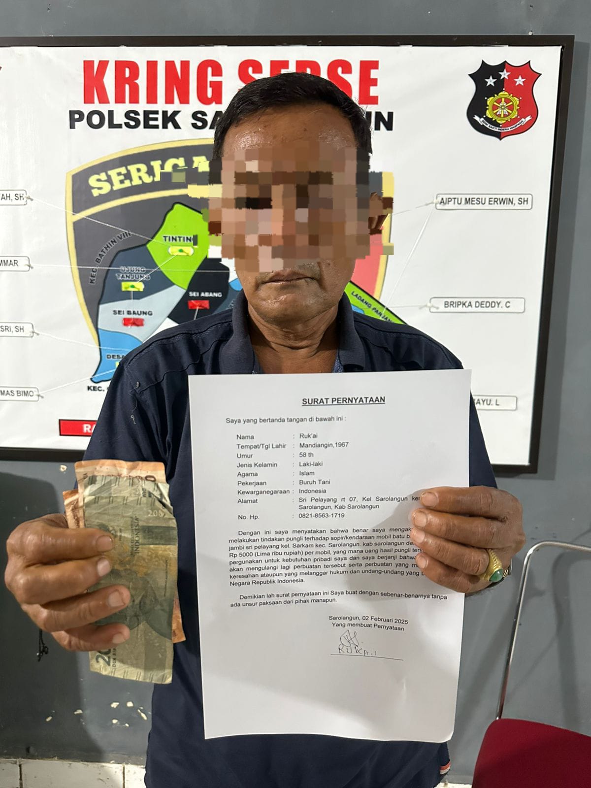 2 Pelaku Pungli di Sarolangun Diamankan Tim Macan Pseko Polres Sarolangun 