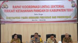 Polres Tebo Gelar Rakor Lintas Sektoral Untuk Perkuat Ketahanan Pangan