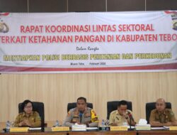 Polres Tebo Gelar Rakor Lintas Sektoral Untuk Perkuat Ketahanan Pangan