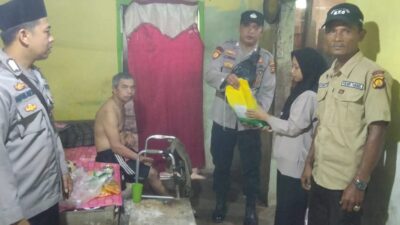 Polres Merangin Melalui Polsek Tabir Selatan, Tebar Kebahagiaan Melalui Program Jum’at Berkah