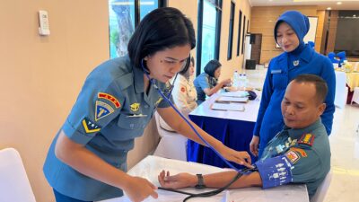 SAMBUT HUT KE-79 POLISI MILITER ANGKATAN LAUT TAHUN 2025, POM KOARMADA I GELAR DONOR DARAH