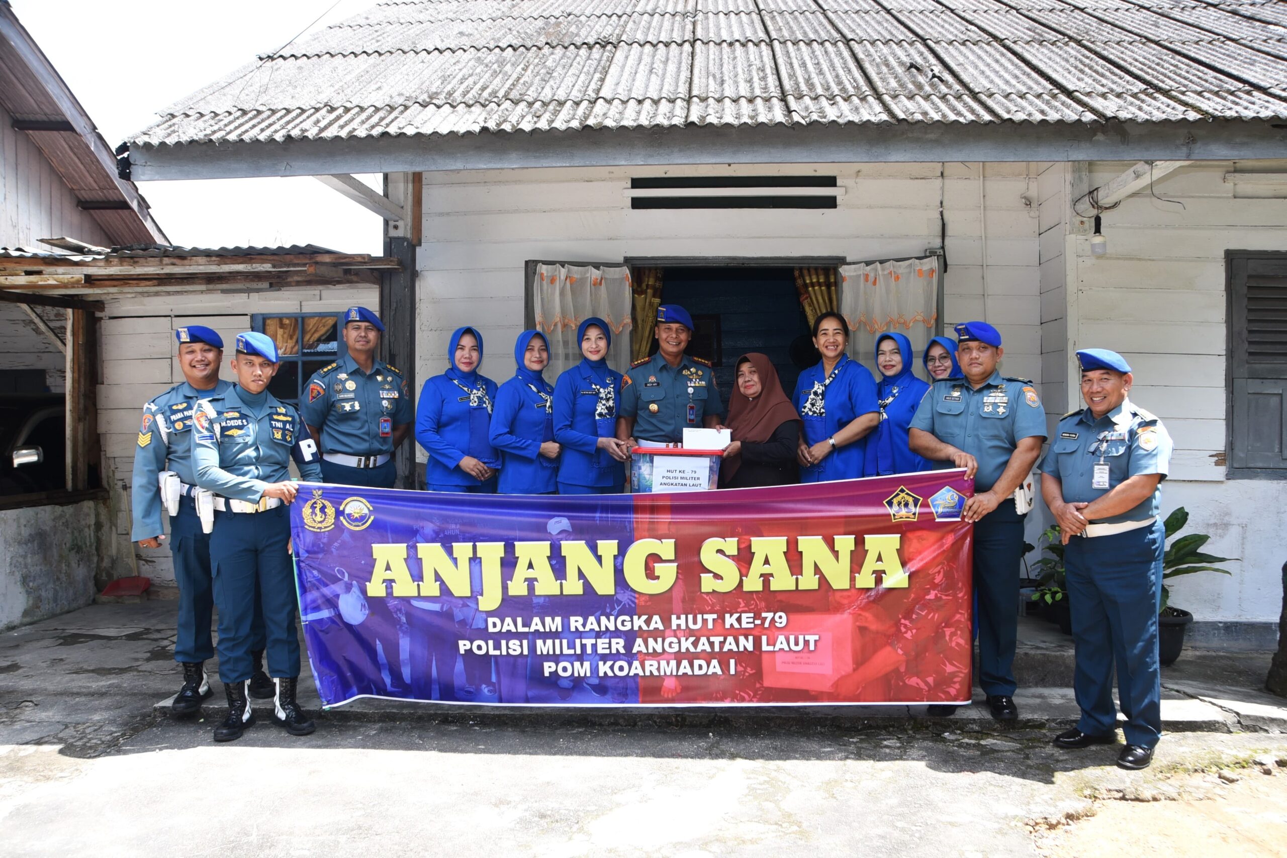 Sambut Hut Pomal Ke-79, Polisi Militer Koarmada I Anjangsana Ke Keluarga Purnawirawan dan Warakawuri