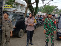 Babinsa, Bhabinkamtibmas, dan Pol PP Lakukan Pembinaan dan Penertiban PKL di Bahu Jalan*