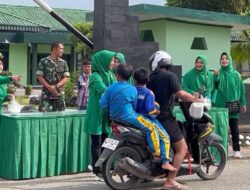 Kodim 0420/Sarko Gelar Jumat Berkah, TNI Berbagi dengan Masyarakat*