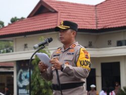 Apel Gelar Pasukan Operasi Keselamatan Siginjai 2025 Polres Tebo Digelar, Kapolres Tebo:Tertib Berlalu Lintas Guna Mewujudkan Asta Cita