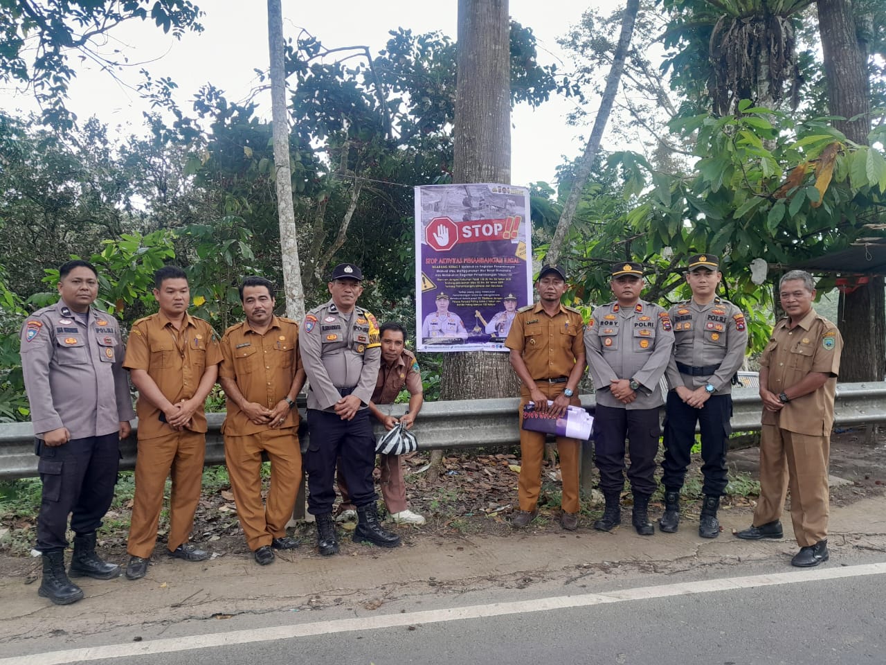 Himbauan Cegah Penambangan Ilegal Oleh Polsek Rao Direspon Positif Warga