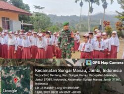 Babinsa Masuk Sekolah untuk Tanamkan Jiwa Nasionalisme dan Disiplin pada Siswa-Siswi*