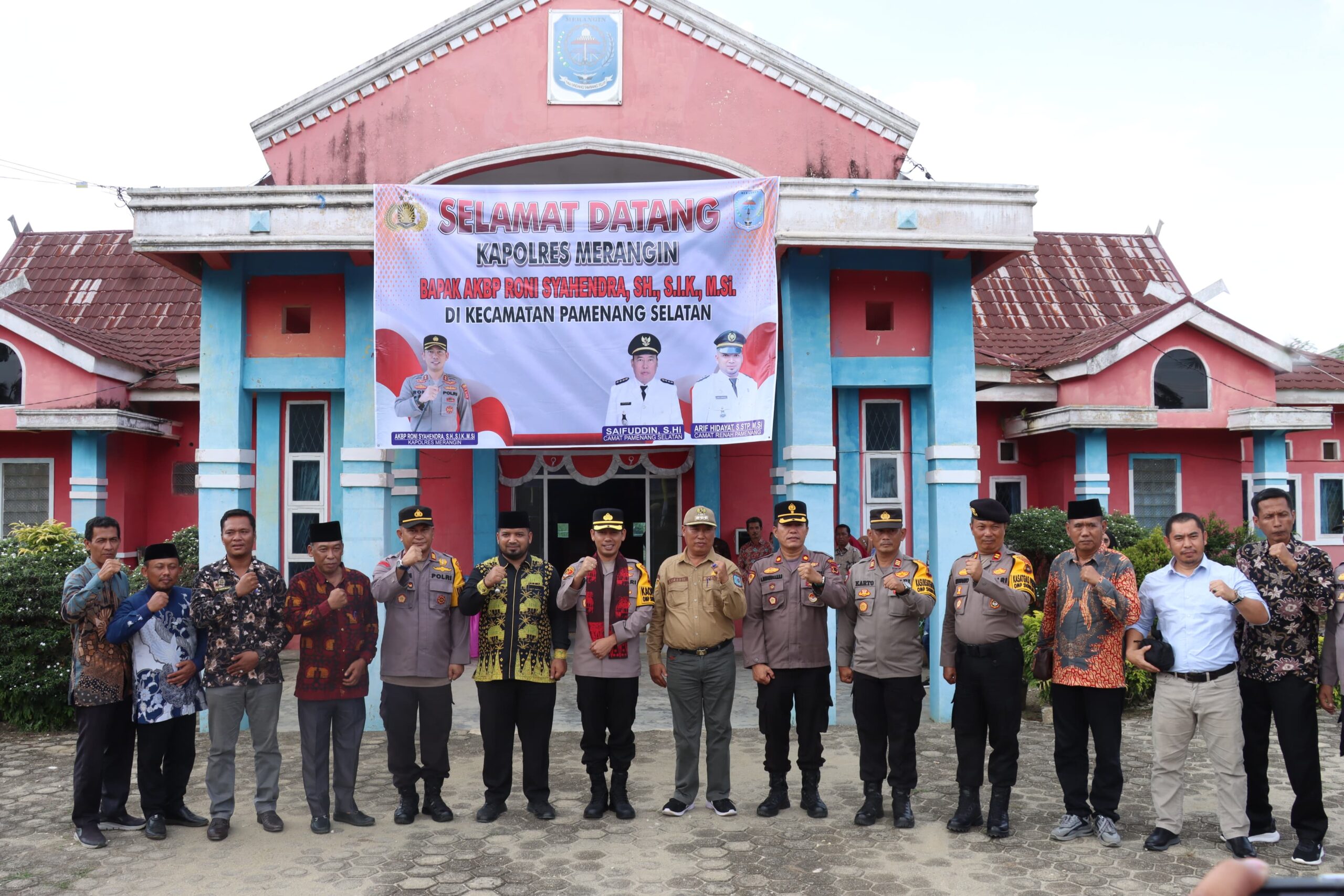 Kapolres Merangin Apresiasi Dukungan Masyarakat atas Permintaan Peningkatan Pos Pol menjadi Subsektor di Pamenang Selatan.