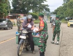 Berbagi Kebaikan di Pagi Hari, Koramil 420-01/Batang Asai Adakan Jum’at Berkah di Makodim 0420/Sarko*