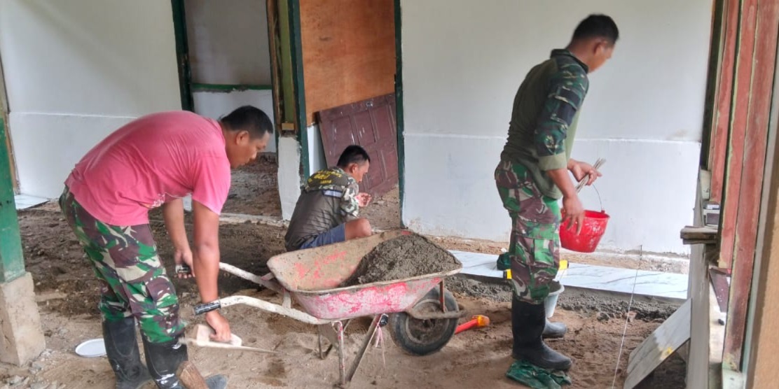 Dandim 0420/Sarko Tinjau Langsung Pembangunan Rumah Dinas dan Rehap Perkantoran untuk Mendukung Tugas TNI*