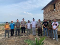 Dukung Ketanahan Pangan, Kapaolres Sarolangun AKBP Budi Prasetya Cek lahan di Desa Danau Serdang Pauh