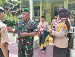 Pelantikan Saka Wirakartika Di SMA 12 Merangin Dibuka Kasdim 0420/Sarko Mayor Inf Usman S.Ag, MPd.I Angkatan XIII Tahun 2025*