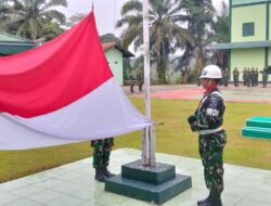 Kasdim 0420/Sarko Pimpin Upacara Bulanan, Tingkatkan Disiplin dan Semangat Prajurit