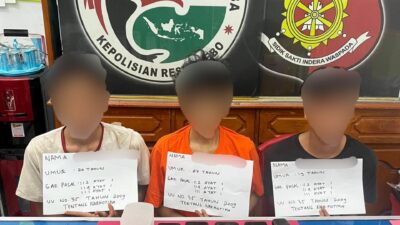 Satresnarkoba Polres Tebo Berhasil Tangkap Tiga Peredaran Penyalahgunaan  Narkotika Di Kecamatan  Tebo Ulu