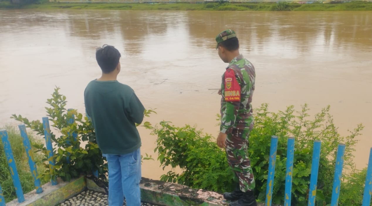 Laksanakan Patroli Bencana Alam, Himbau Warga Waspada Banjir*