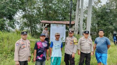 Himbauan Larangan PETI di Dusun Sungai Buluh,Polsek Muaro Bungo Polres Bungo Edukasi Himbauan STOP PETI