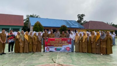 Polres Tebo Sosialisasi Tentang Bahaya Penyalahgunaan Narkoba Dan Judi Online Serta Penggunaan Knalpot Blong Di SMAN 8