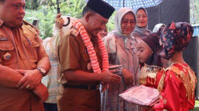 Wabup H A Khafid Hadiri Syukuran Perdana di Sungai Jering Atas Dilantiknya H M Syukur Sebagai Bupati dan H A Khafid Sebagai Wabup