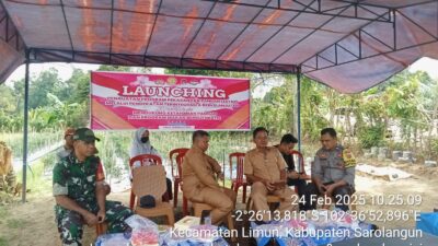 Babinsa Sertu Kusdiarto Hadiri Launching Ketahanan Pangan di Desa Temenggung