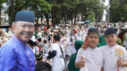 Wabup H A Khafid Apresiasi, Ribuan Murid SD IT gelar Pawai Akbar Sambut Ramadhan 1446 H