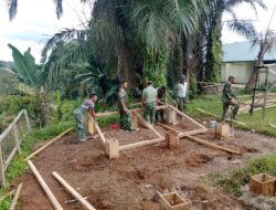 Personel Kodim 0420/Sarko Manfaatkan Lahan Kosong untuk Perkebunan dan Peternakan, Ciptakan Contoh Ketahanan Pangan