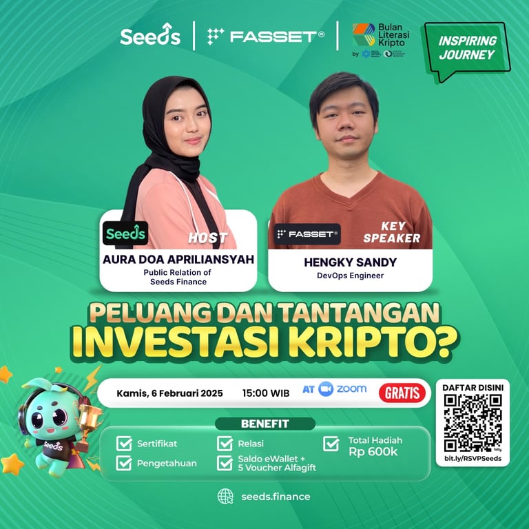 Dukung Bulan Literasi Kripto 2025, Fasset dan SEEDS Finance Ajak Masyarakat Pahami Investasi Kripto