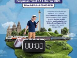 Jangan Lupa! Tiket Kereta Api Lebaran 2025 Sudah Mulai Bisa Dipesan Setiap Pukul 00.00 WIB