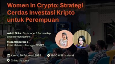 Women Empowerment: Fasset dan Komunitas Women Nations Gelar Webinar Literasi Kripto untuk Perempuan