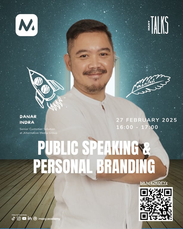 Bangun Personal Branding yang Kuat Lewat Public Speaking, MAXY Academy Gelar Seminar Public Speaking