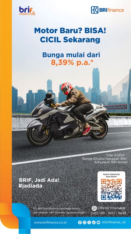 Miliki Motor Impianmu Dengan Promo Menarik Dari BRI Finance