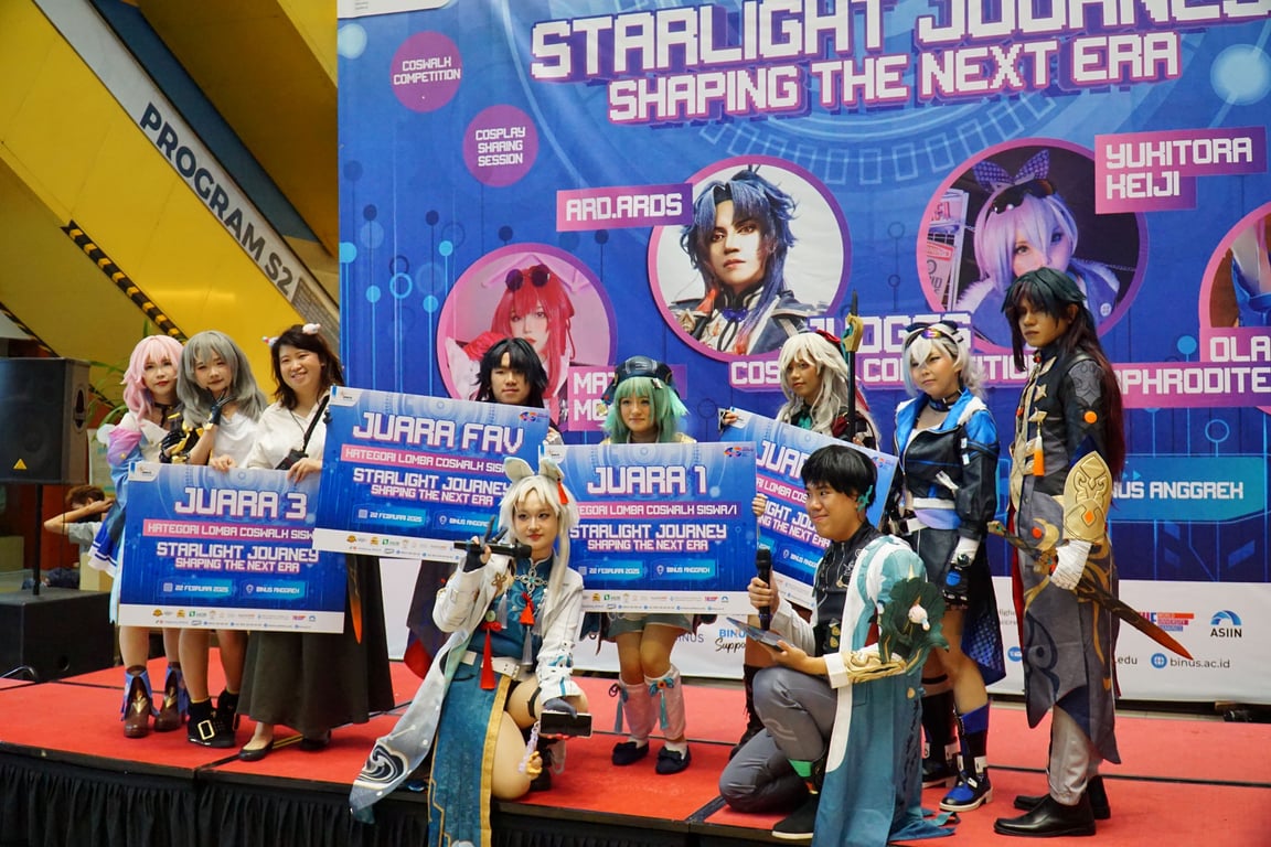 Cosplay dan Kreativitas Era Baru: “Starlight Journey Shaping the Next Era” di BINUS @Kemanggisan