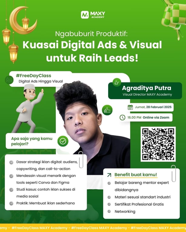 MAXY Academy Ajak Generasi Muda Belajar Digital Ads & Desain Visual Gratis