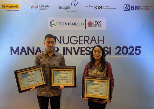 BRI Manajemen Investasi Raih Tiga Penghargaan di Acara Anugerah Manajer Investasi 2025