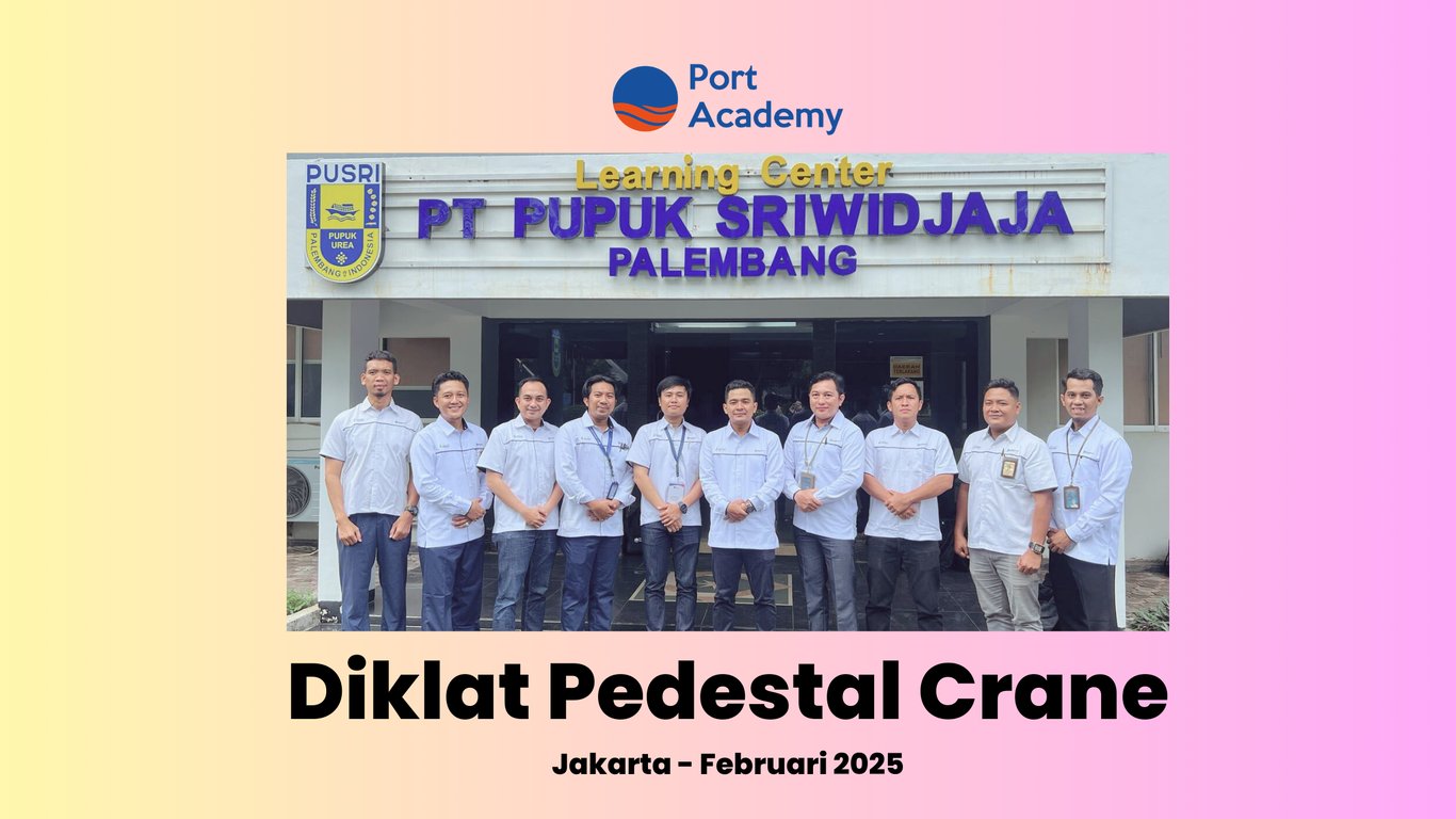 Tingkatkan Kompetensi, PT Pupuk Sriwidjaja Gandeng Port Academy Adakan Pelatihan Operator Crane