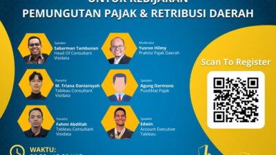 Visidata, Tableau Partner Indonesia, Gelar Seminar: Optimalisasi Pemungutan Pajak & Retribusi Daerah dengan Tableau Analytics