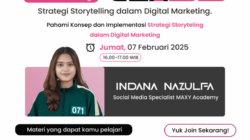 MAXY Academy Gelar Free Day Class: Strategi Storytelling dalam Digital Marketing Bersama Indana Nazulfa