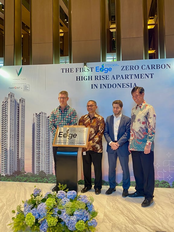 Verde Two Menjadi Kompleks Hunian Tinggi Pertama di Indonesia yang Meraih Sertifikasi EDGE Zero Carbon