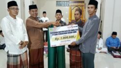 Camat Muara Tabir  Jufri HR Mendampingi Plt Sekda Kabupaten Tebo Dr. Sindi SH. MH Syafari Ramadhan Di Desa Sungai Jernih