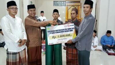 Camat Muara Tabir  Jufri HR Mendampingi Plt Sekda Kabupaten Tebo Dr. Sindi SH. MH Syafari Ramadhan Di Desa Sungai Jernih