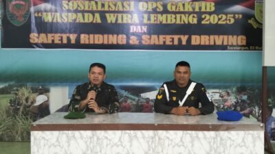 Sosialisasi Ops Gaktib dan Safety Riding di Kodim 0420/Sarko, Personil Diberikan Pemahaman Tertib Berlalu Lintas dan Kelengkapan Administrasi Kendaraan*