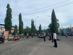 Selama Bulan Ramadhan, Polres Merangin Terjunkan Personilnya Dibeberapa Titik Rawan, Guna Memberikan Rasa Aman Kepada Masyarakat. 