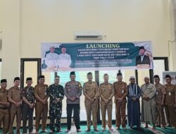 Dandim 0420/Sarko Diwakili Pabung Hadiri Launching Gerakan Masyarakat Cinta Masjid (Gesta Masjid) di Sarolangun