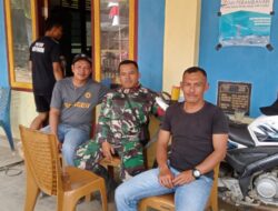 Komsos di Desa Air Batu, Jalin Silaturahmi dengan Warga