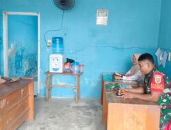 Babinsa Aktif Komsos Bersama Perangkat Kelurahan Menjadikan Hubungan Kerja Antara Babinsa Dan Aparat Kelurahan semakin solid
