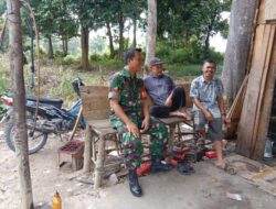 Demi Menjalin Hubungan Baik, Babinsa Melaksanakan Komsos Dengan Warga Binaan