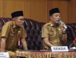 Wabup H A Khafid Minta Peserta Rakor RPJMD Serius sSekda Fajarman Buka Rakor RPJMD dan Renstra 2025-2029