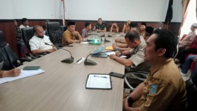 Rapat Pemaparan Verifikasi Batas Wilayah untuk Penyelesaian Konflik Lahan di Merangin