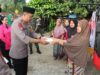 Polri Untuk Masyarakat, Polres Sarolangun Bersama Sat Brimob Polda Jambi Dirikan Dapur Lapangan untuk Korban Banjir